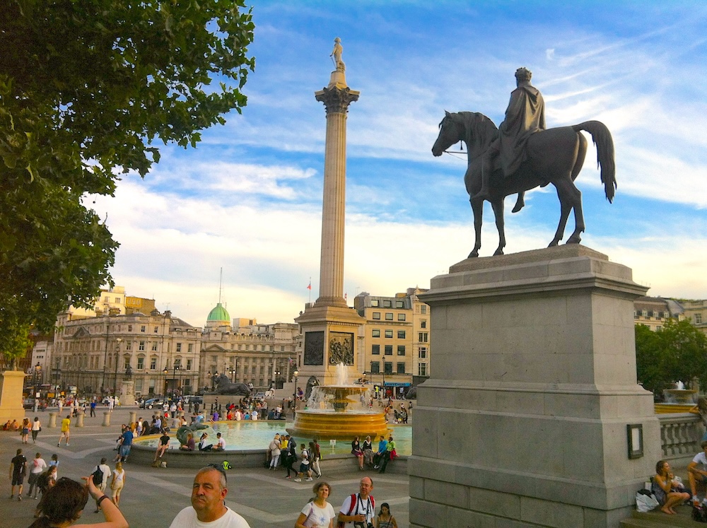 Trafalgar Square Captures the Spirit of England